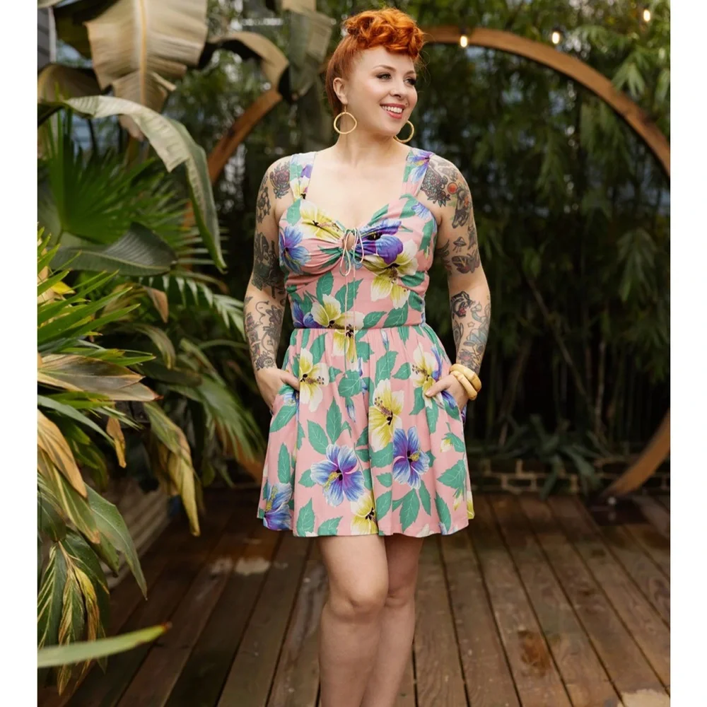 Trashy Diva Hibiscus L’amour romper size 14 - Picture 3 of 3